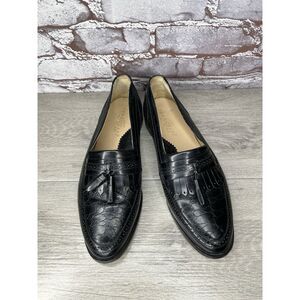 Townscraft Black Leather Tassel Loafer Slip On Dress Shoes Men’s Sz 8.5D US/42EU
